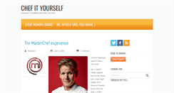 Desktop Screenshot of chefityourself.com