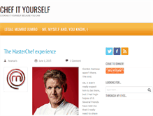 Tablet Screenshot of chefityourself.com